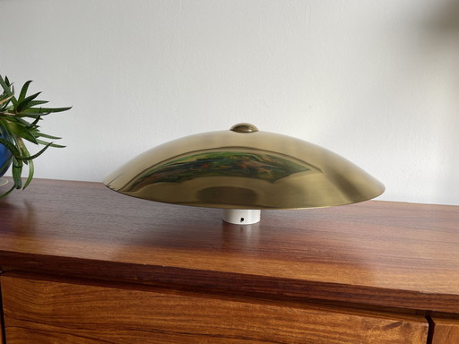 Gouden Mid Century Wandlamp jaren 70