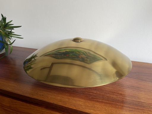 Gouden Mid Century Wandlamp jaren 70