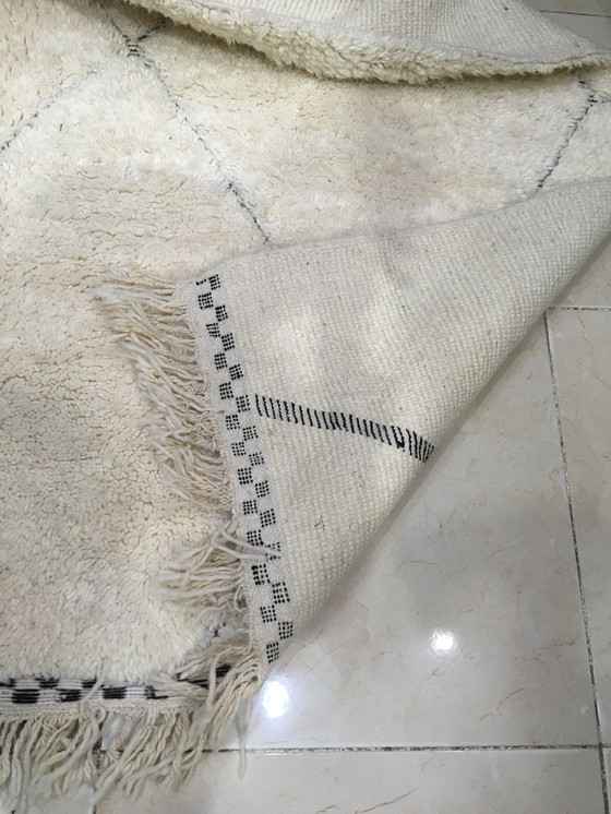 Image 1 of Beni Ouarain Marokkaans Berber Vloerkleed 2m92 x 2m11