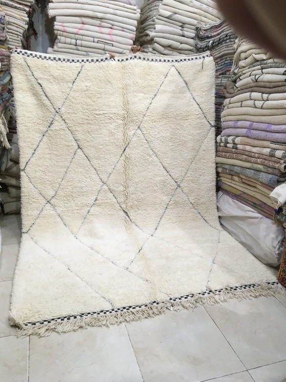 Image 1 of Beni Ouarain Marokkaans Berber Vloerkleed 2m92 x 2m11