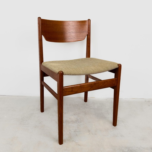 2x prachtige Deense teakhouten stoelen, Mid Century