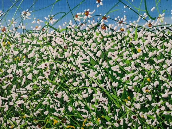 Image 1 of Giovanni Daurea - Floreale (Uniek Schilderij)