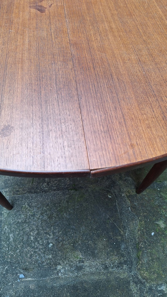 Image 1 of Teak uitschuifbare tafel door Alberts Tibro