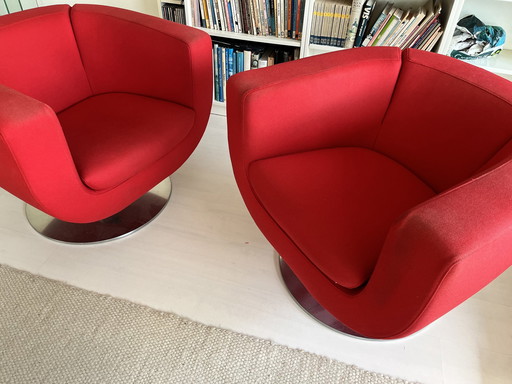 2x B&B Italia Tulip Stoelen