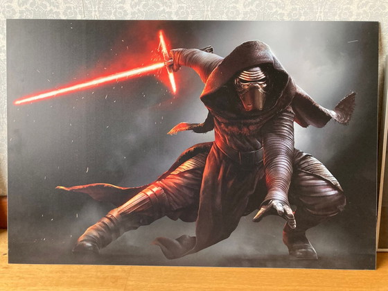 Image 1 of Starwars Poster Op Dibond Plaat