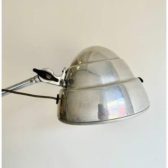 Image 1 of Vintage uitschuifbare medische vloerlamp op wielen, 1930