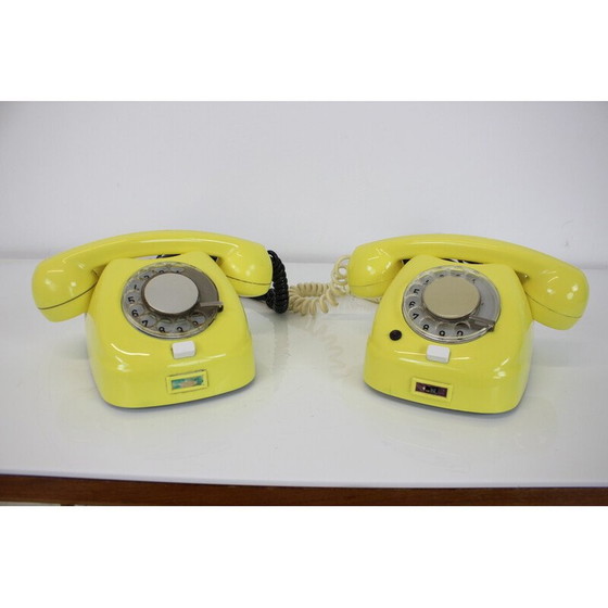Image 1 of Mid-eeuwse functionele Tesla-telefoon, Tsjecho-Slowakije 1974