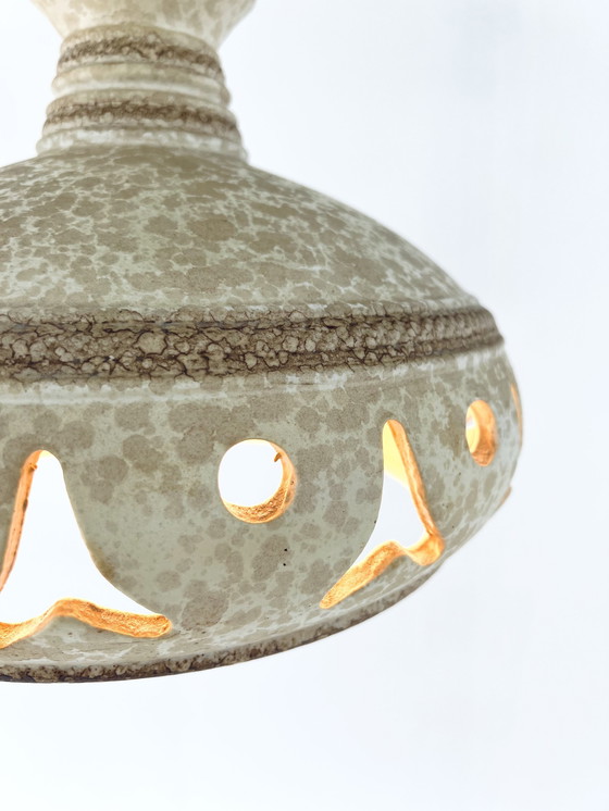 Image 1 of Keramieken Fat Lava Hanglamp ‘60