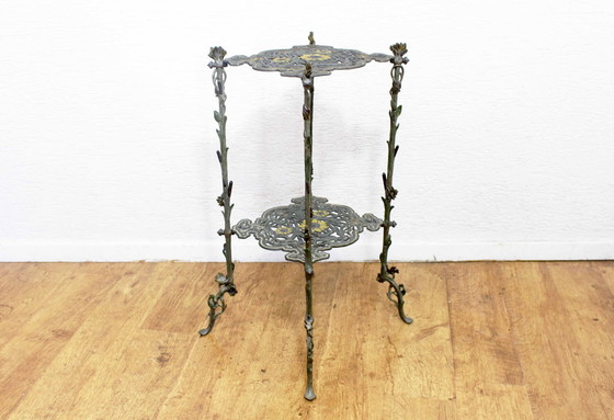 Image 1 of Art Nouveau bijzettafel 1950