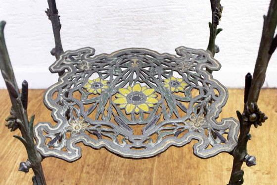 Image 1 of Art Nouveau bijzettafel 1950