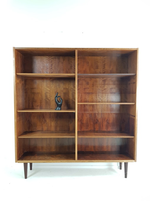 Vintage palissander hundevad boekenkast | wandkast 