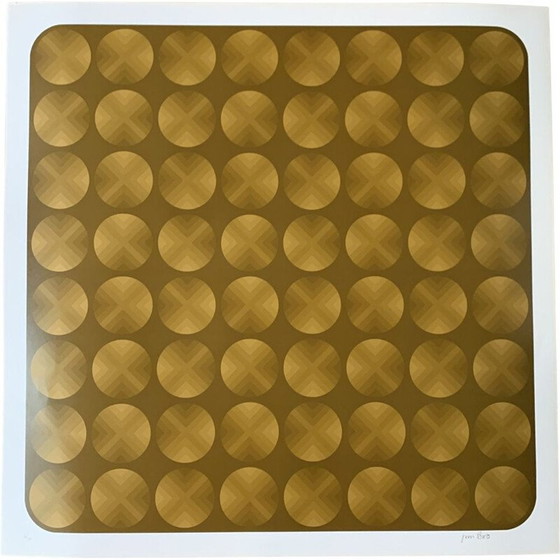 Image 1 of Vintage fotolithografie door Jim Bird, 1972