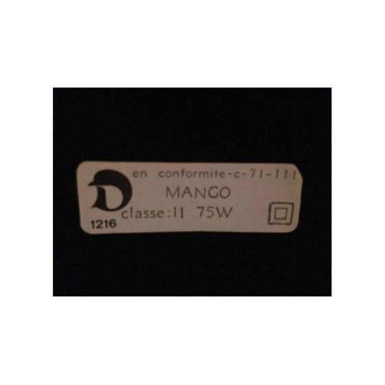 Image 1 of Vintage gouden ananaslamp van Le Dauphin, 1970