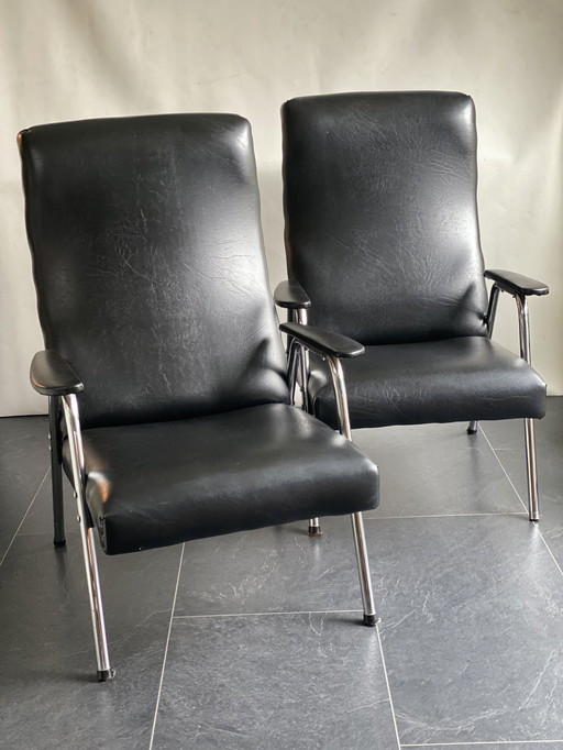 2x Vintage fauteuils