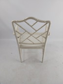 Faux bamboe chippendale stoel in stijl van jonathan adler