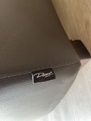 3 Danca Bruine Leren Stoelen 