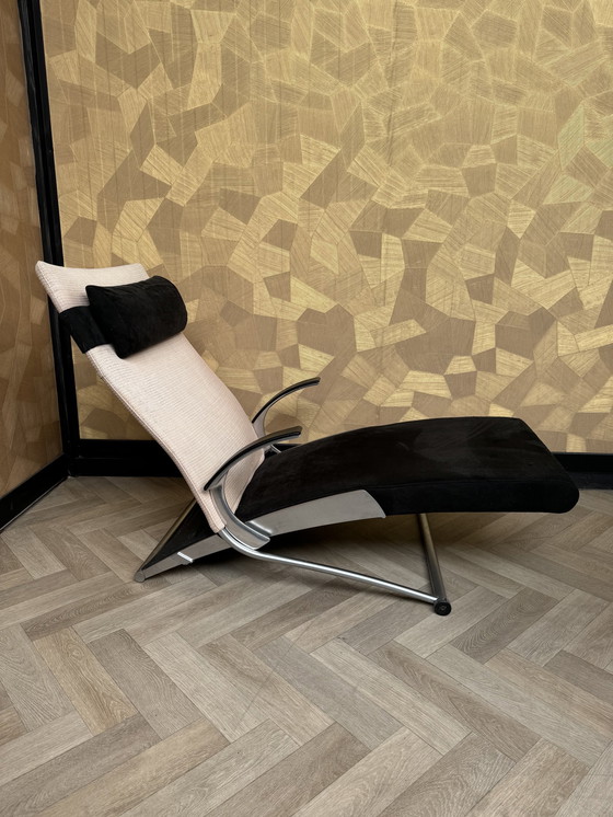 Image 1 of Chaise Lounge / Relaxfauteuil Van Interprofil, Ontwerper Joachim Nees, Model X Chair.   