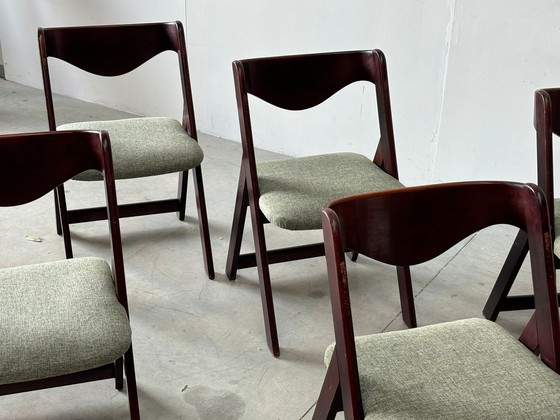 Image 1 of Mid century Italiaanse eetkamerstoelen, 1960