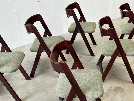 Image 1 of Mid century Italiaanse eetkamerstoelen, 1960