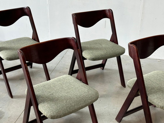 Image 1 of Mid century Italiaanse eetkamerstoelen, 1960