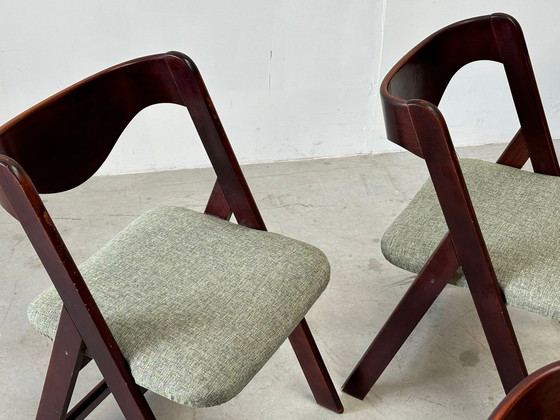 Image 1 of Mid century Italiaanse eetkamerstoelen, 1960