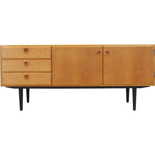 Vintage Deens essenhouten dressoir van Svend Langkilde, 1970