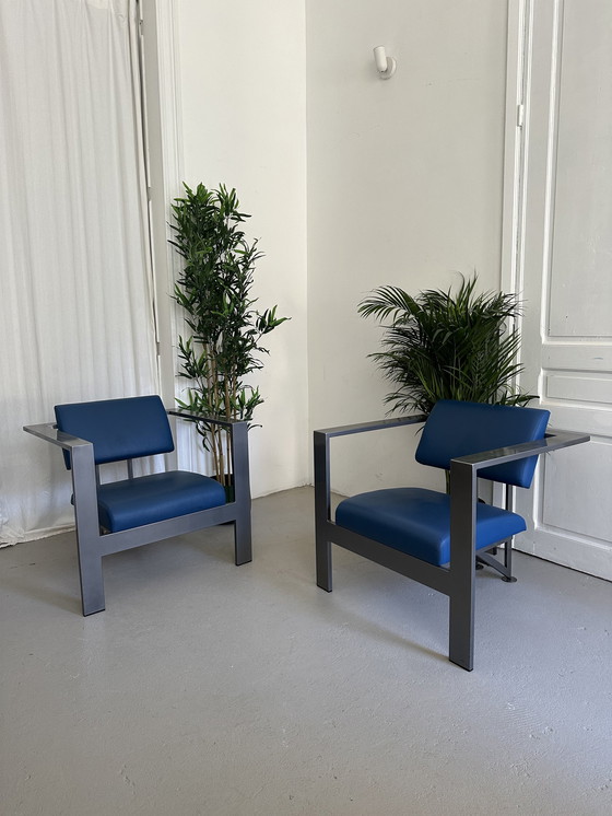 Image 1 of 2 Design Roestvrijstalen Fauteuils