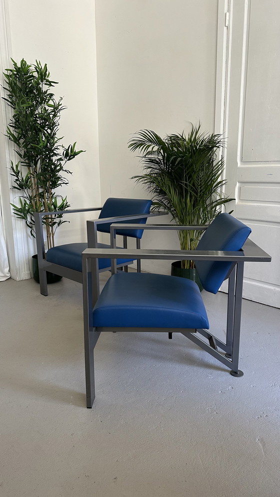 Image 1 of 2 Design Roestvrijstalen Fauteuils