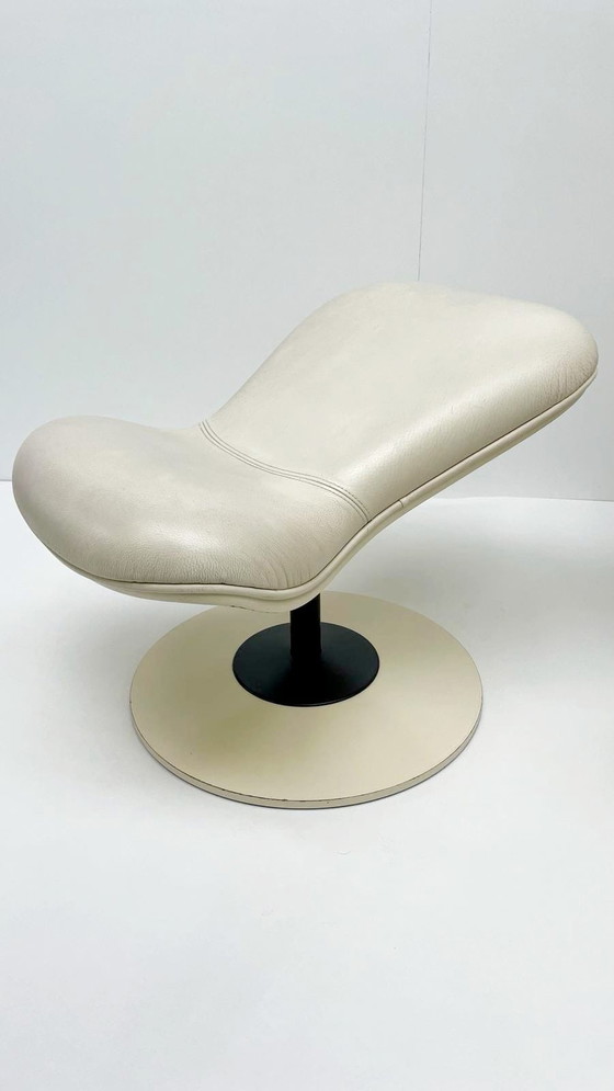 Image 1 of Vintage fauteuil Stokke Tok met ottoman Variér