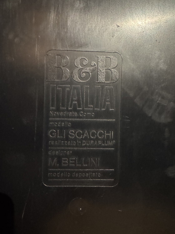 Image 1 of 2X B&B Italia Gli Scacchi bijzettafel