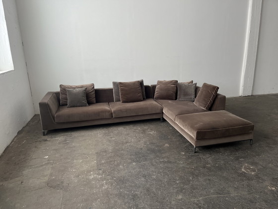 Image 1 of B&B Italia Sofa Ray in fluwelen stof