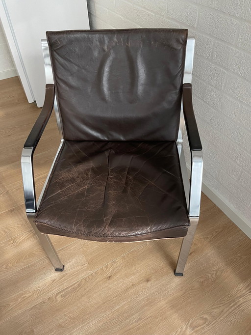 10 Vintage Walter Knoll Leather Lounge Chair