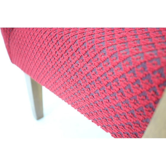 Image 1 of Paar vintage beukenhouten fauteuils, Tsjecho-Slowakije 1960