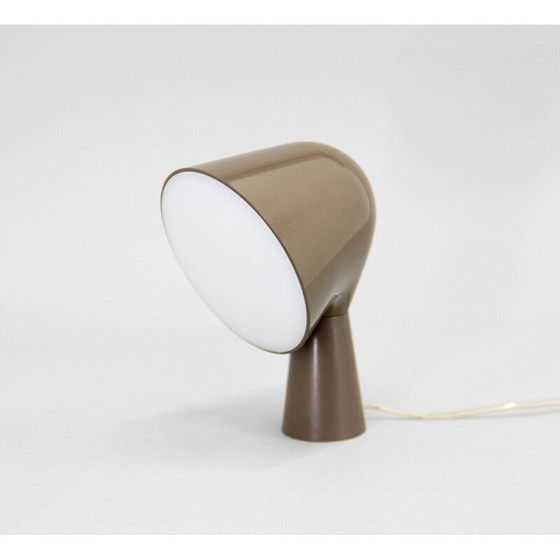 Image 1 of Vintage Foscarini Binic tafellamp in bruin van Lonna Vautrin