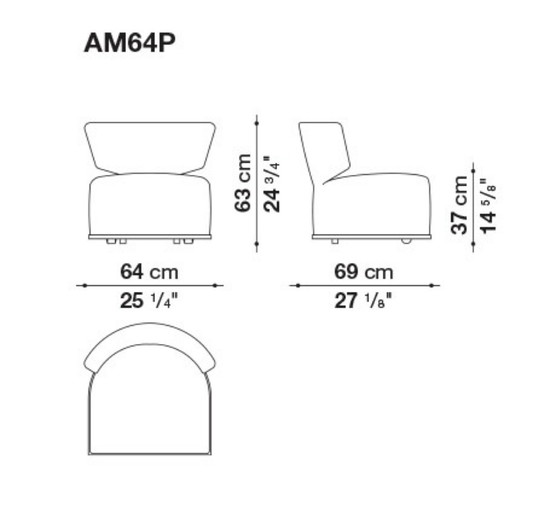 Image 1 of 2x B&B Italia design fauteuils 