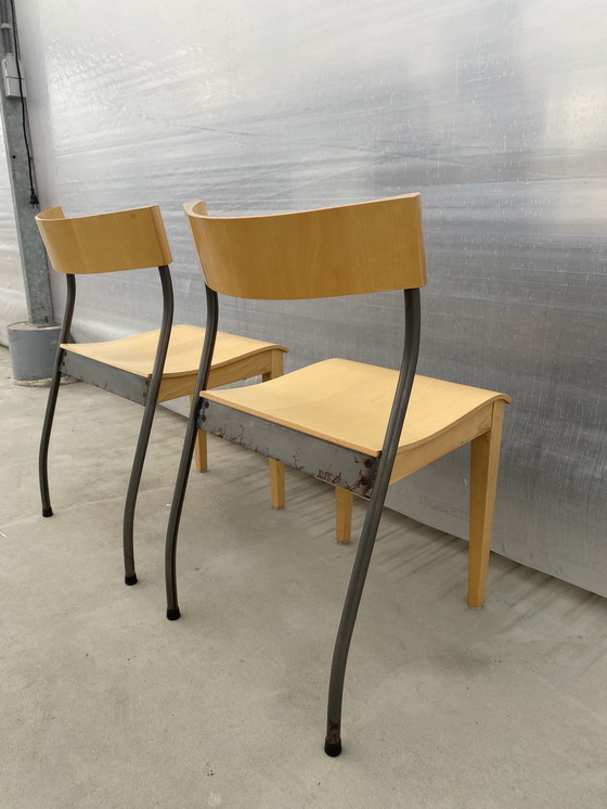 Image 1 of 2x Ikea 90s Nordisk stoelen