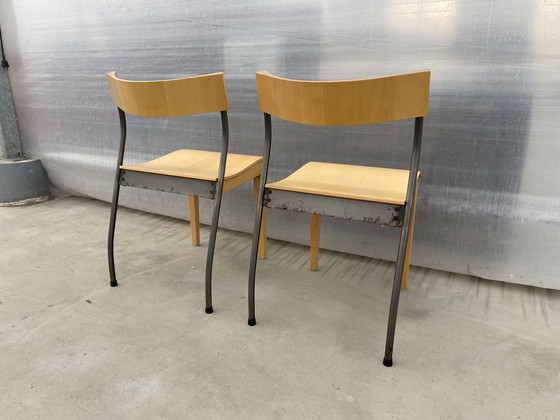 Image 1 of 2x Ikea 90s Nordisk stoelen