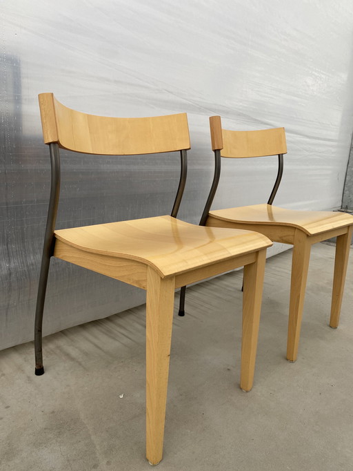 2x Ikea 90s Nordisk stoelen