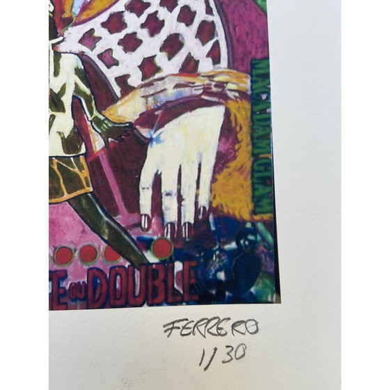 Image 1 of Vintage vroooar litho van Marc Ferrero