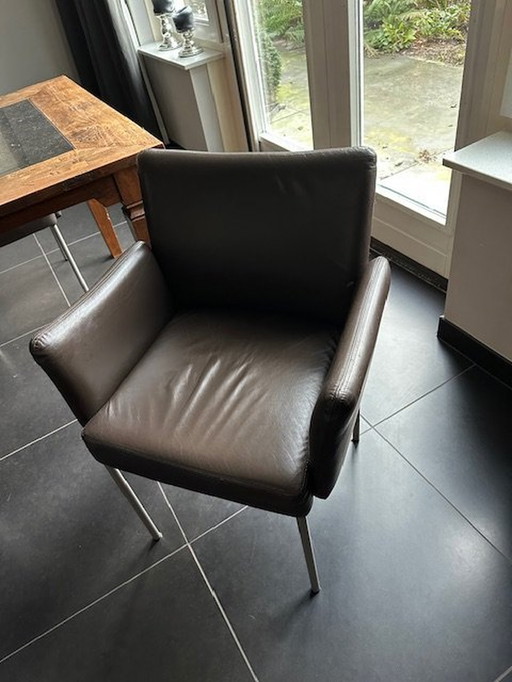 6X Mokkabruine Stoelen Merk Jess