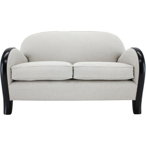 Vintage sofa van synthetische stof, Italië 1940