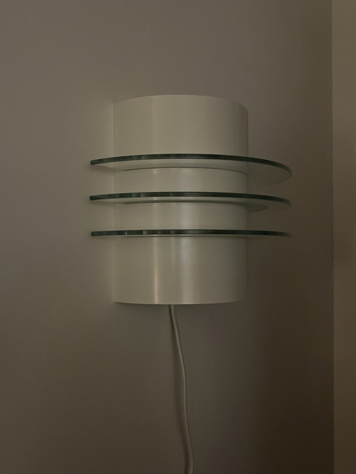 Witte Vintage Jaren 80 Ikea Drittel Wandlamp