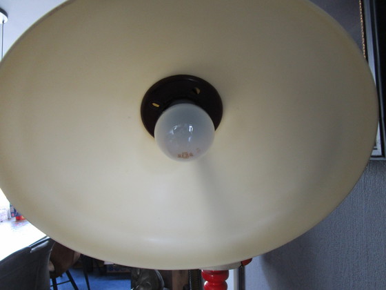 Image 1 of Prachtige Vroege Bureaulamp,Met Postzegelbakje.