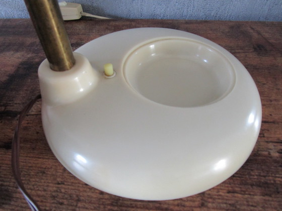 Image 1 of Prachtige Vroege Bureaulamp,Met Postzegelbakje.