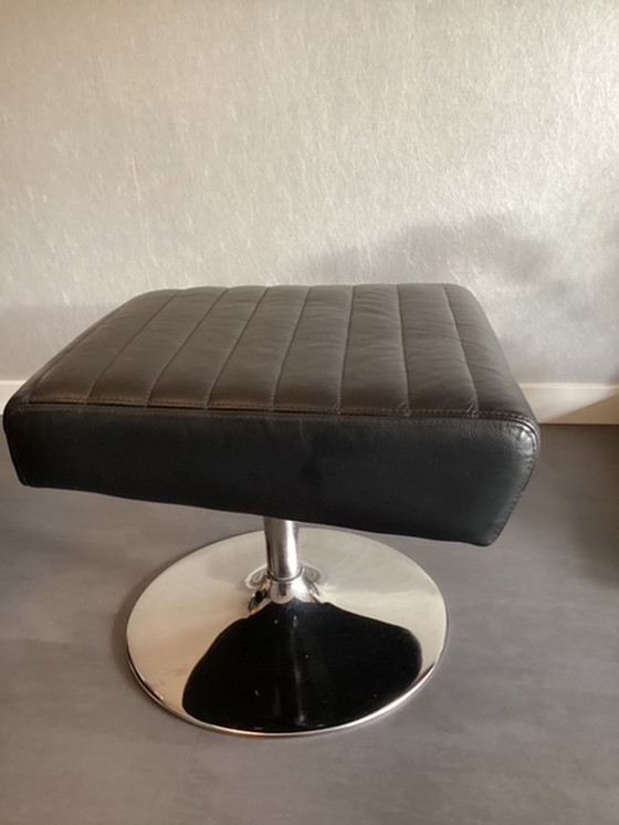 Image 1 of BoConcept Wing draai fauteuil met voetenbank