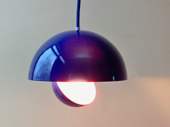 Image 1 of Vintage Verner Panton bloempot Louis Poulsen lamp