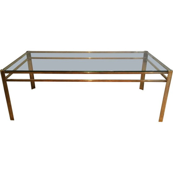 Image 1 of Vintage messing salontafel voor Broncz, 1970