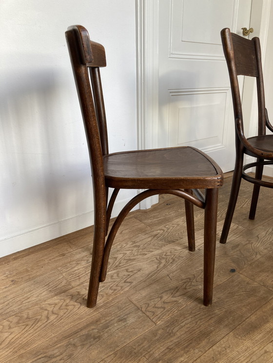 Image 1 of 6X Geselecteerde Thonet Stoelen