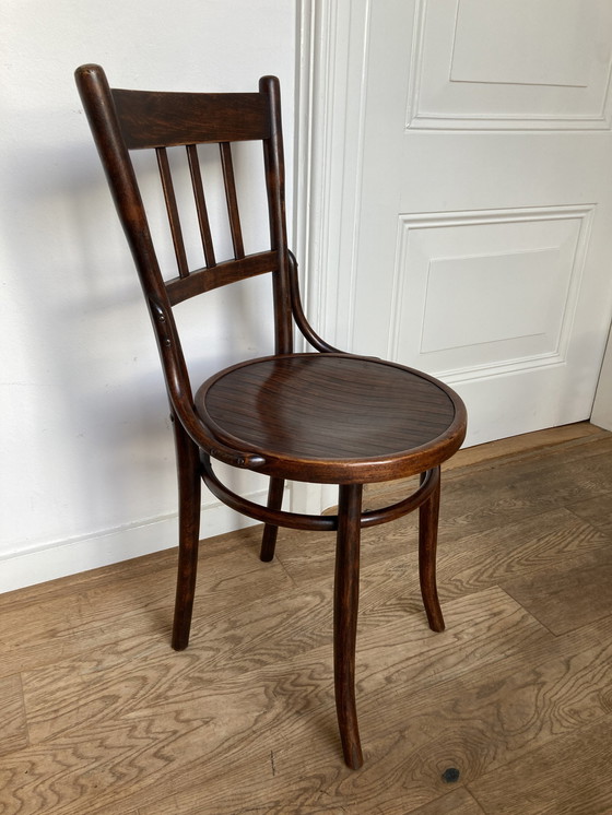 Image 1 of 6X Geselecteerde Thonet Stoelen