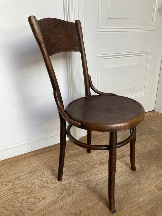 Image 1 of 6X Geselecteerde Thonet Stoelen